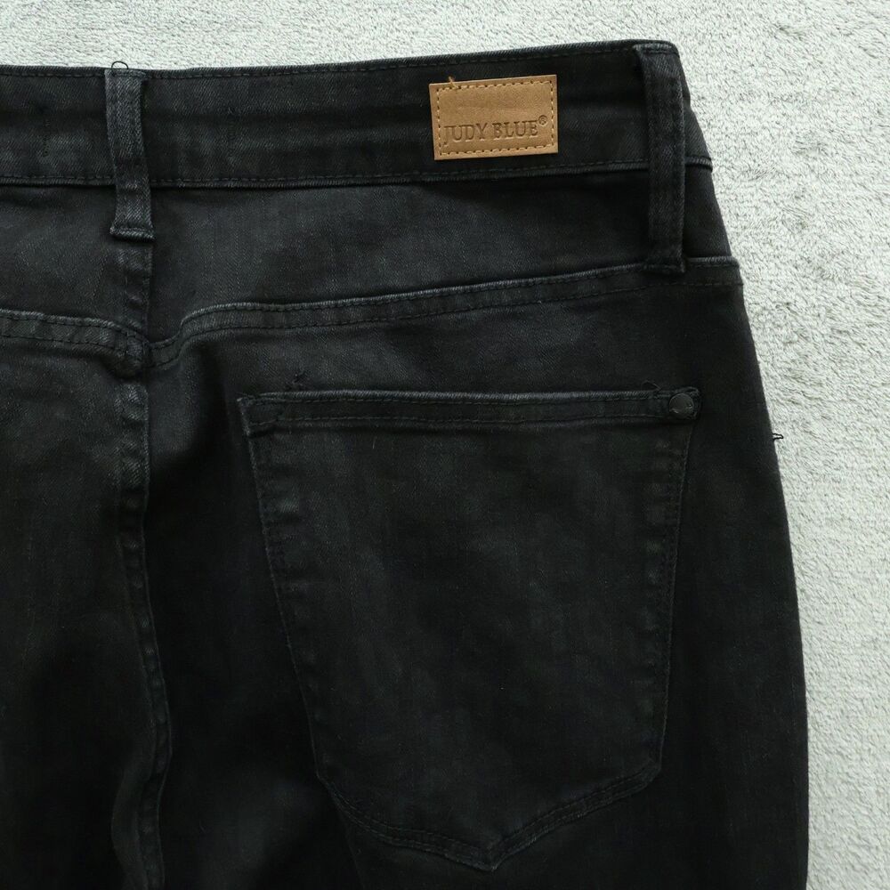 Judy Blue Jeans Women's Size 16W Black High-Rise Skinny Fit Denim 28" Inseam - Picture 15 of 16